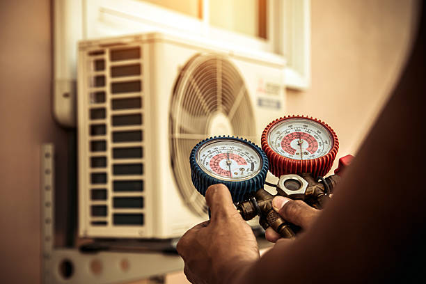 Professional Hvac technician working in Montezuma, OH